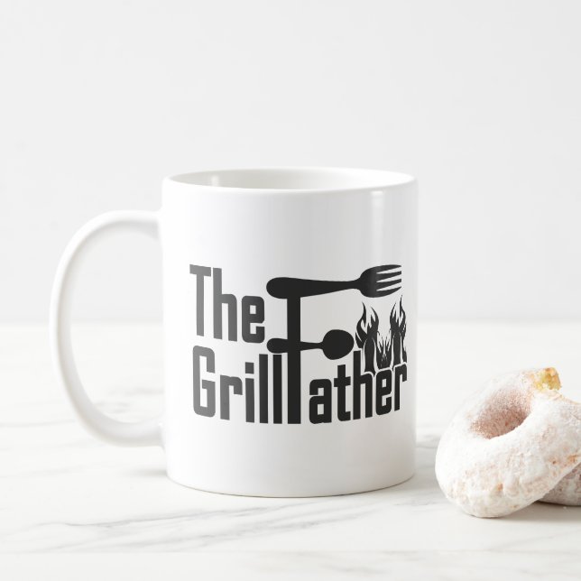De Café Taza Padre a la Parrilla (Con donut)