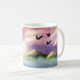 De Café Taza paisaje hermoso