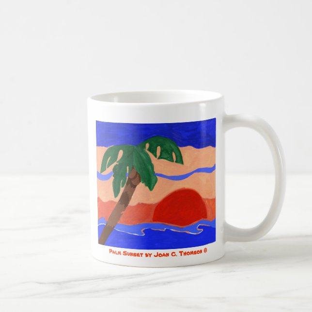 De Café Taza Palm Sunset (Derecha)
