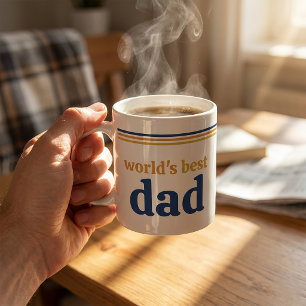 De Café Taza Papá del Mundo   Regalo del Día del Padre Ret