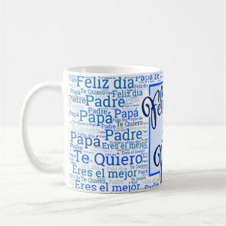 De Café Taza para Día del Padre - "Feliz dia del Padre"