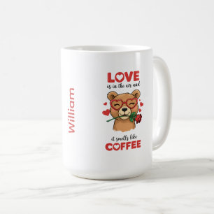 De Café Taza para Expresar tu Amor con Osito