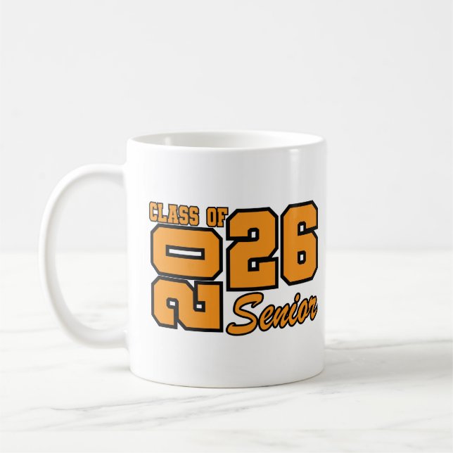 De Café Taza para graduado senior (Izquierda)