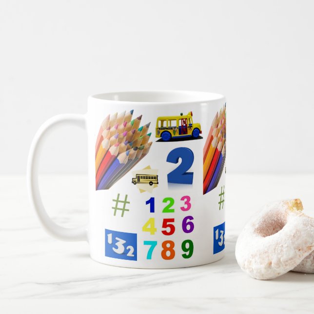 De Café Taza para lápices educativos (Con donut)