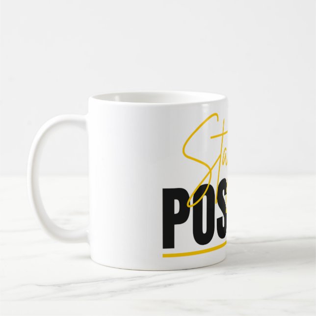De Café Taza para Mantener la Actitud Positiva – Comienza  (Izquierda)