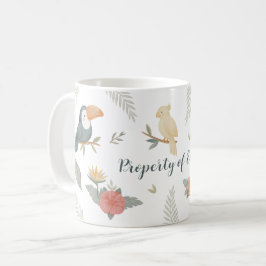De Café Taza para niños con nombre personalizado "Propieda