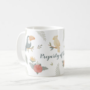 De Café Taza para niños con nombre personalizado "Propieda
