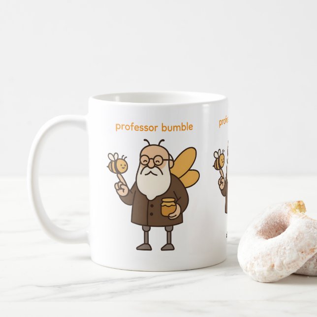 De Café Taza para niños Profesor Bumble (Con donut)