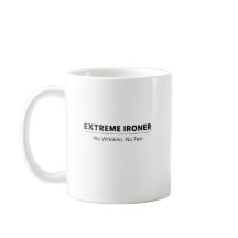 Taza para planchador extremo Sin arrugas Sin miedo