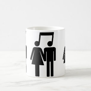 De Café Taza Pareja en Armonía