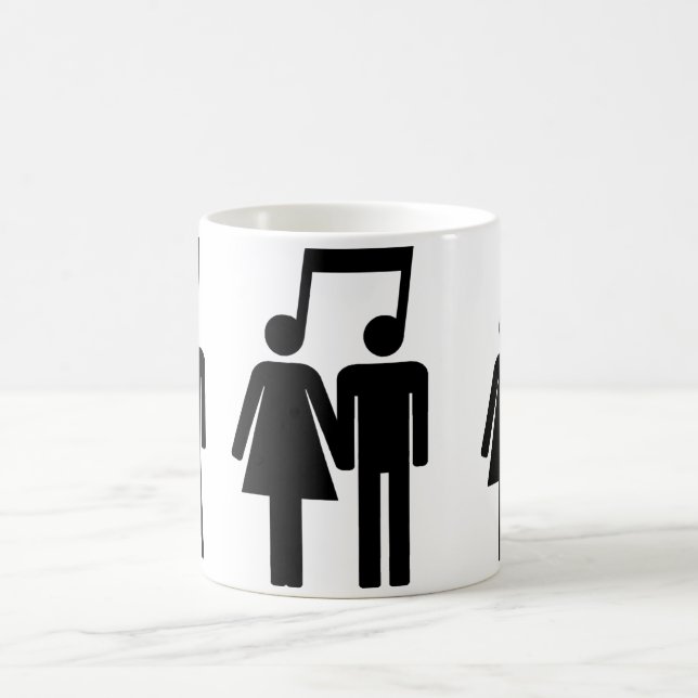 De Café Taza Pareja en Armonía (Centro)