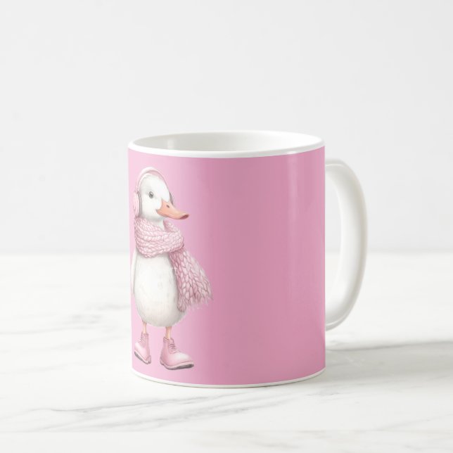 De Café Taza Pato Rosa (Anverso derecho)