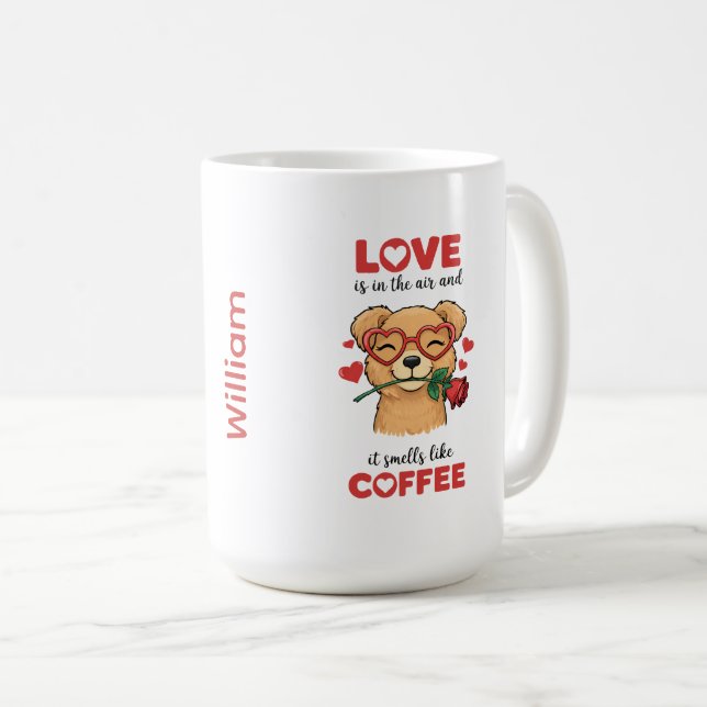 De Café Taza Perro Expresa Tu Amor (Anverso derecho)