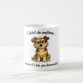 De Café Taza Perro Travieso