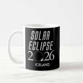De Café Taza personalizable Eclipse Solar 2026 Islandia