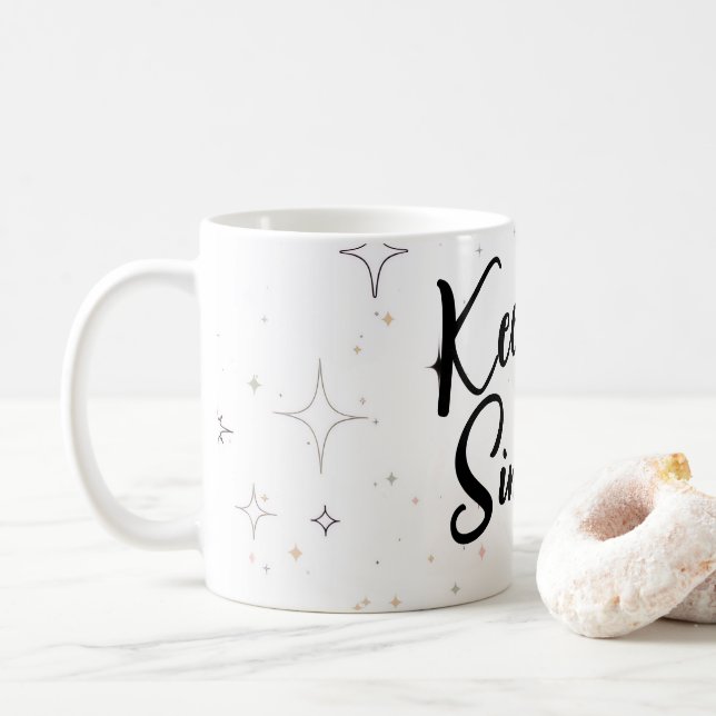 De Café Taza personalizada (Con donut)