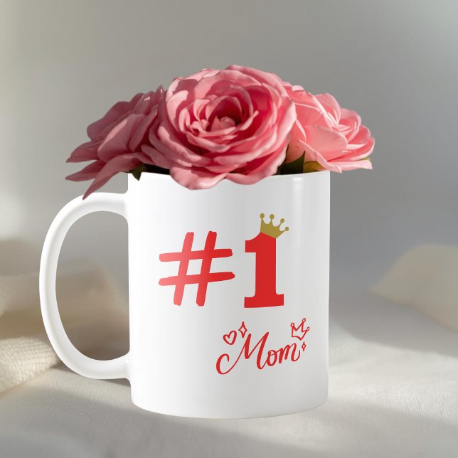De Café Taza personalizada #1 Mom Love (Subido por el creador)