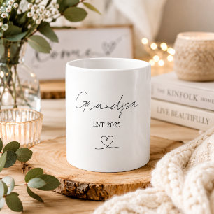 De Café Taza Personalizada Abuelo EST Año   Regalo Minimal