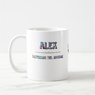 De Café Taza personalizada Alex y su significado