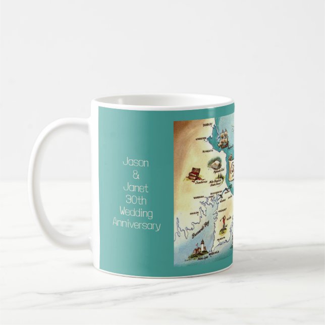 De Café Taza personalizada Cape Cod III (Izquierda)