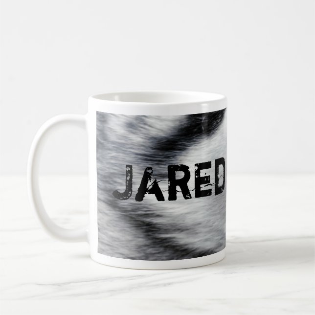 De Café Taza personalizada cara del lobo (Izquierda)