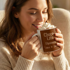 De Café Taza Personalizada Choco-Late Tómate tu Tiempo
