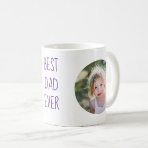 De Café Taza personalizada con foto del mejor papá del mun