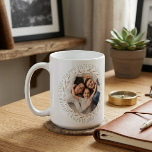 De Café Taza Personalizada con Foto Feliz Día del Padre Re