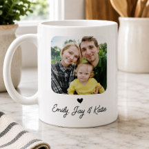 Taza Personalizada con Nombre y Foto en Ambos Lado