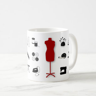 De Café Taza personalizada "Cose bien" para artistas