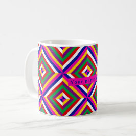 De Café Taza personalizada Cosmos-infinito - Azul/Magenta