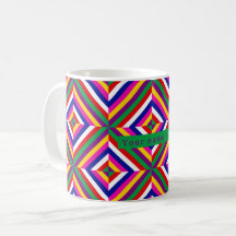 Taza personalizada Cosmos-infinito - Morado/Verde
