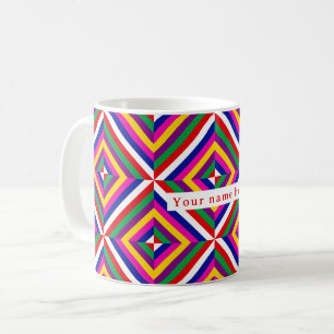 De Café Taza personalizada Cosmos-infinito - Rojo/Blanco