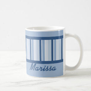 De Café Taza personalizada Deco azul polvorienta