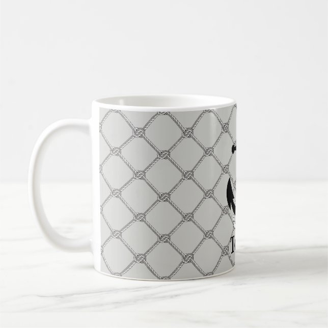 De Café Taza personalizada del ancla (Izquierda)