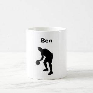De Café Taza personalizada del "baloncesto"