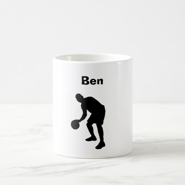 De Café Taza personalizada del "baloncesto" (Centro)