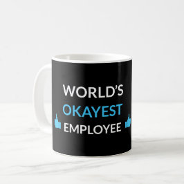 De Café Taza Personalizada del Empleado Más o Menos Adecua