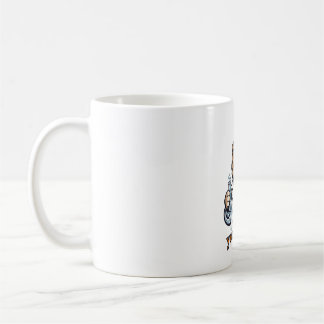 De Café Taza personalizada del gato Scottish Fold científi