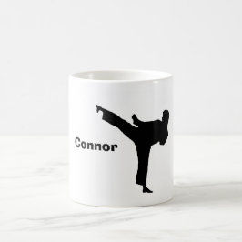 De Café Taza personalizada del "karate"