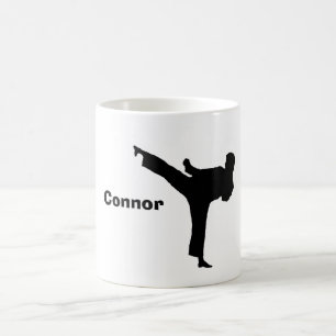 De Café Taza personalizada del "karate"