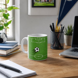 De Café Taza personalizada del mundo del fútbol