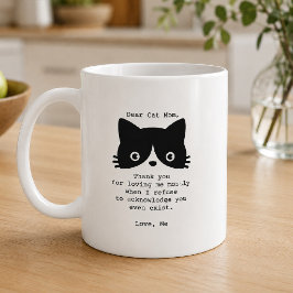 De Café Taza Personalizada Divertida Mamá Gata Negra y Bla