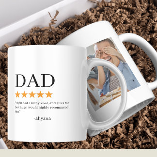 De Café Taza Personalizada Divertida para Papá con Foto Dí