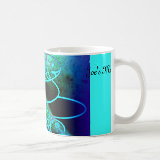 De Café Taza personalizada en azules