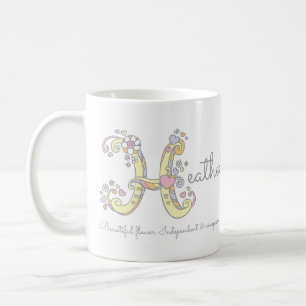 De Café Taza personalizada H conocida del monograma del