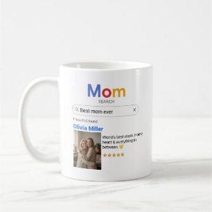 De Café Taza personalizada mejor Mamá Foto, Nombre y Mensa