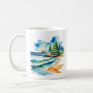De Café Taza Personalizada Navidad en la Playa