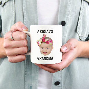 De Café Taza personalizada para abuela con foto y nombre d