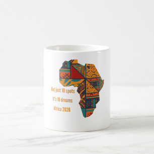 De Café Taza Personalizada para Aficionado al Fútbol Afric